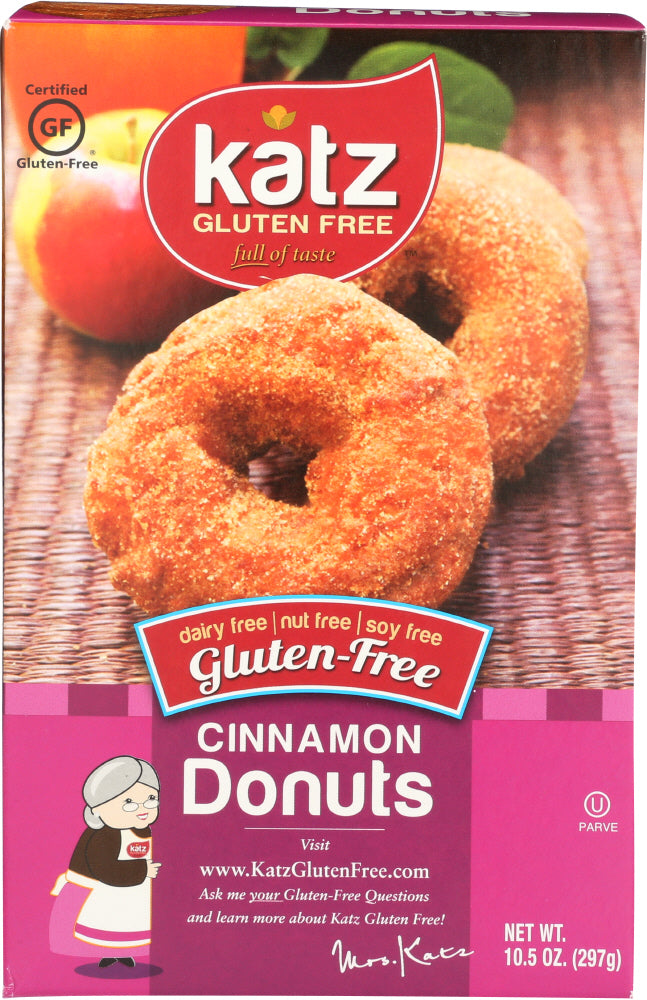 KATZ: Gluten Free Cinnamon Donuts, 10.5 oz