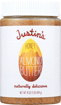 JUSTIN'S: Nut Butter Honey Almond Butter, 16 oz