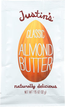 JUSTIN'S: Almond Butter Squeeze Pack Classic, 1.15 oz