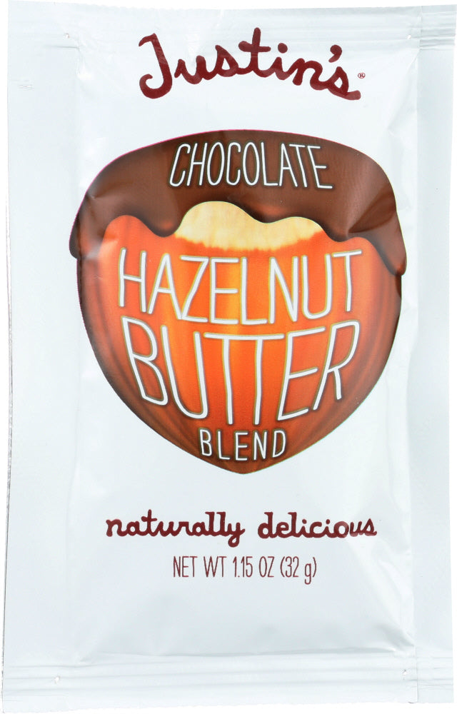 JUSTIN'S: Nut Butter Squeeze Pack Chocolate Hazelnut, 1.15 oz