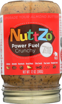 NUTTZO: Power Fuel Seed Butter Crunchy, 12 oz