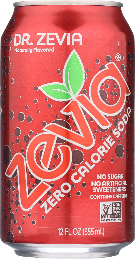 ZEVIA: Zero Calorie Soda Dr. Zevia 6-12 fl oz, 72 fl oz