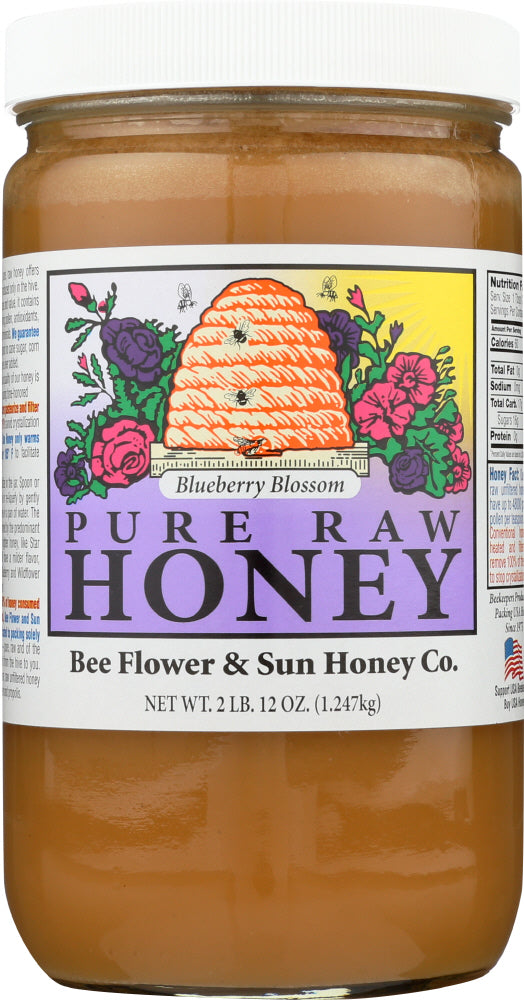 BEE FLOWER AND SUN HONEY: Blueberry Blossom Honey, 44 oz