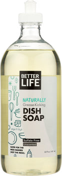 BETTER LIFE: Dish Soap Unscented Dish It, 22 oz