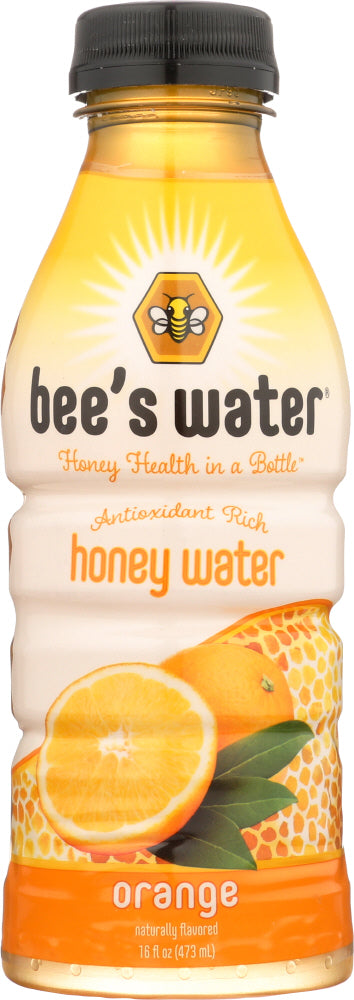 BEES WATER: Orange Honey Water, 16 oz