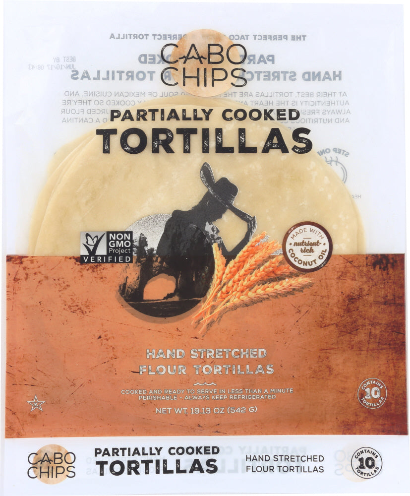 CABO CHIPS: Tortillas Flour and Coconut Oil, 19.12 oz