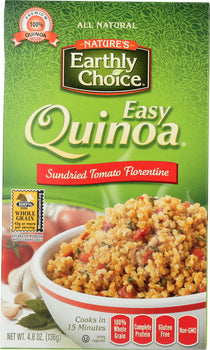 NATURE'S EARTHLY CHOICE: Easy Quinoa Sundried Tomato Florentine, 4.8 oz