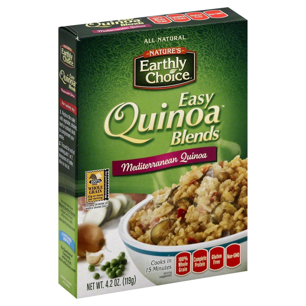 NATURES EARTHLY CHOICE: Easy Blend Mediterranean Quinoa, 4.2 oz