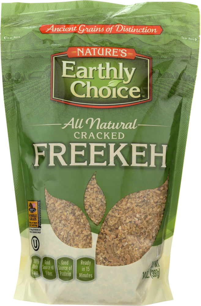 NATURE'S EARTHLY CHOICE: Cracked Freekeh, 14 oz