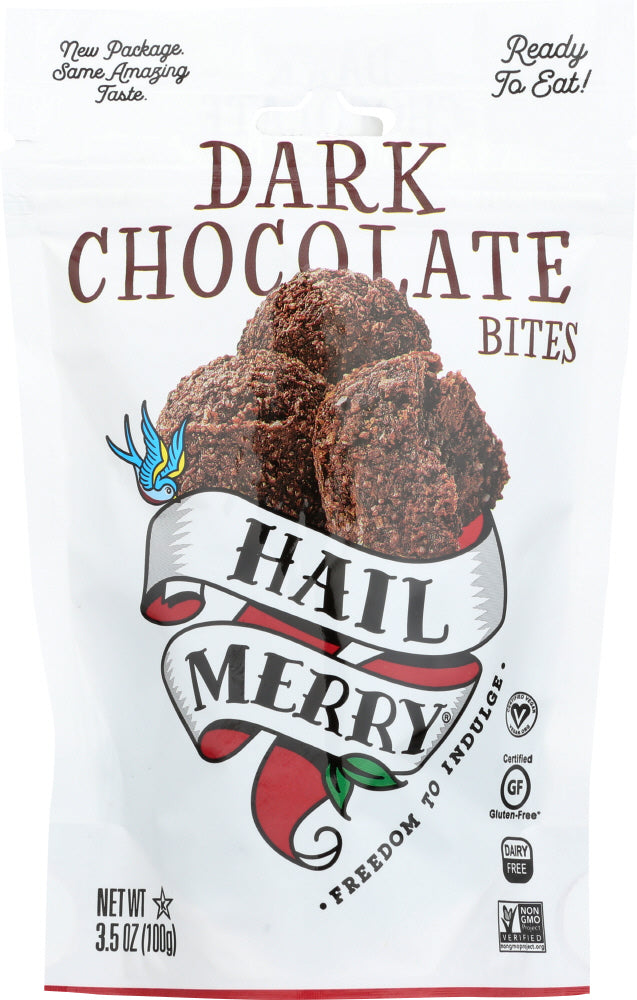 HAIL MERRY: Macaroons Chocolate Raw Gluten Free Vegan, 3.5 oz