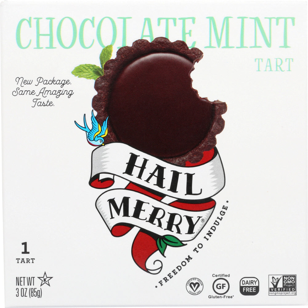 HAIL MERRY: Miracle Tart Gluten Free Chocolate Mint, 3 oz