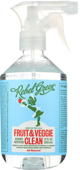 REBEL GREEN: Fruit and Veggie Clean, 17 oz