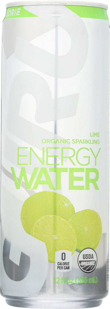 GURU: Water Sparkle Energy Lime Organic, 12 oz