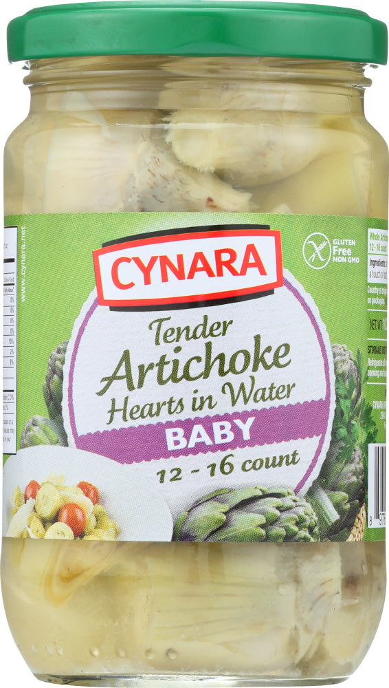 CYNARA: Artichoke Heart Baby Whole Water, 10.2 oz