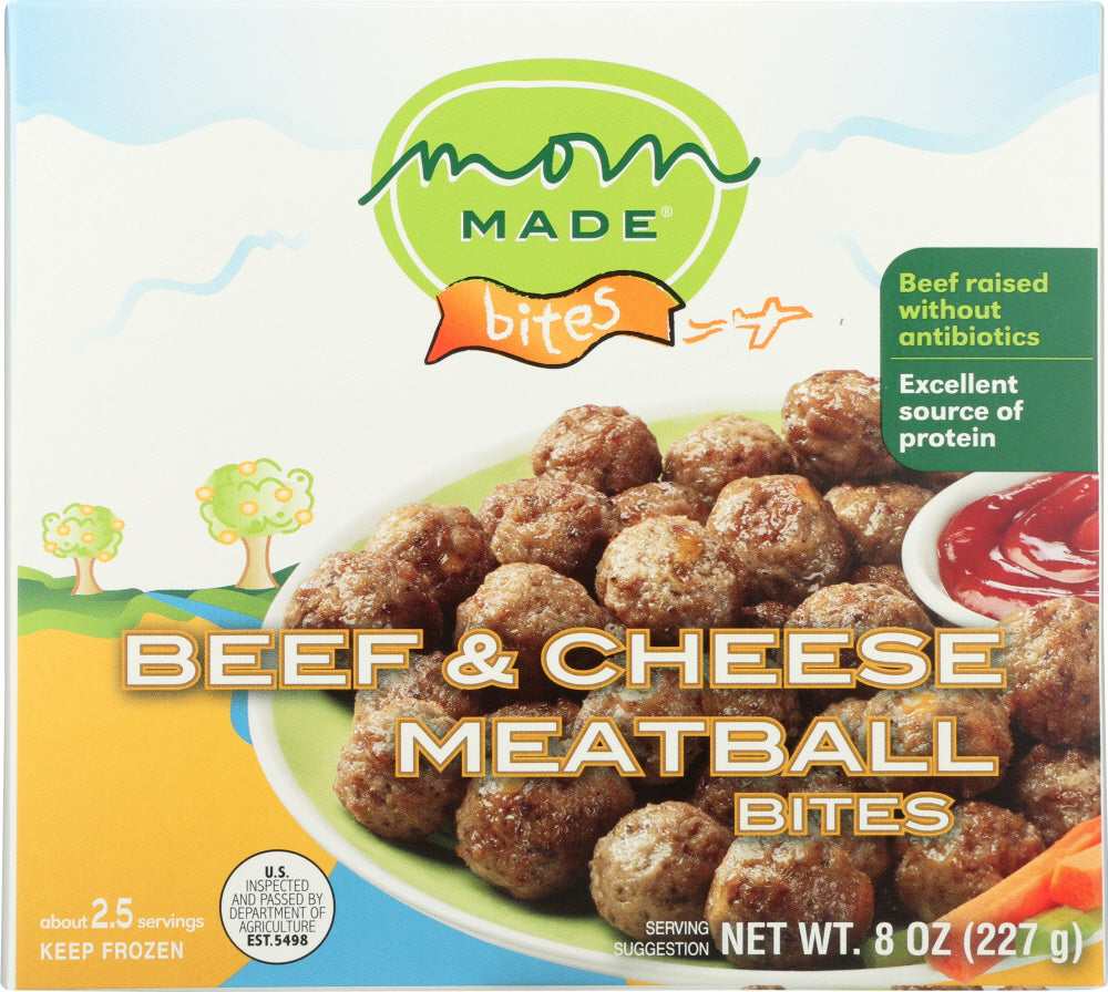 MOM MADE: Beef and Cheese Meatball Bites, 8 oz