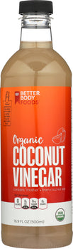 BETTERBODY: Vinegar Coconut Organic, 16.9 fo