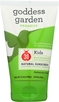 GODDESS GARDEN: Sunscreen Natural Kids, 3.4 oz