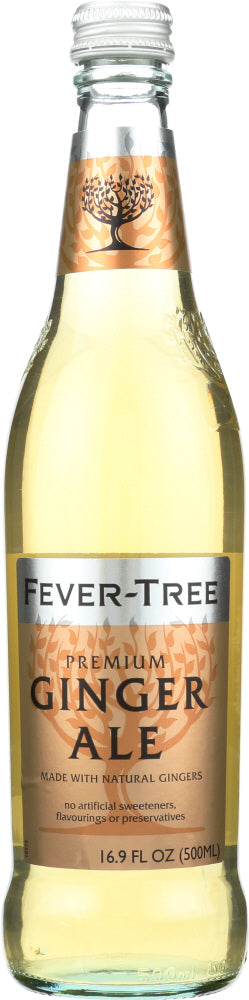 FEVER TREE: Soda Ginger Ale Premium, 16.9 fo