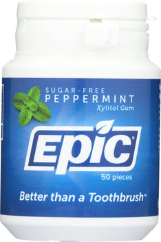 EPIC DENTAL: Gum Peppermint Xylitol, 50 pc