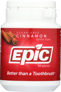 EPIC DENTAL: Gum Cinnamon Xylitol, 50 pc