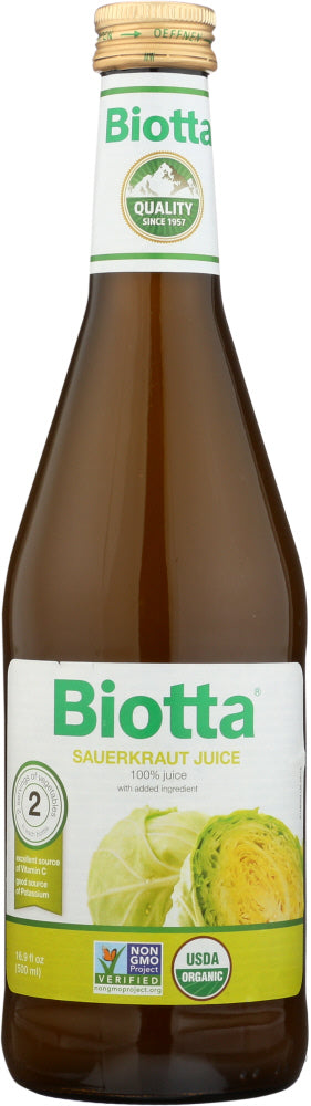 BIOTTA: Sauerkraut Juice, 16.9 Oz