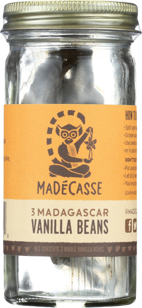 MADECASSE: Vanilla Beans, 4.5 oz