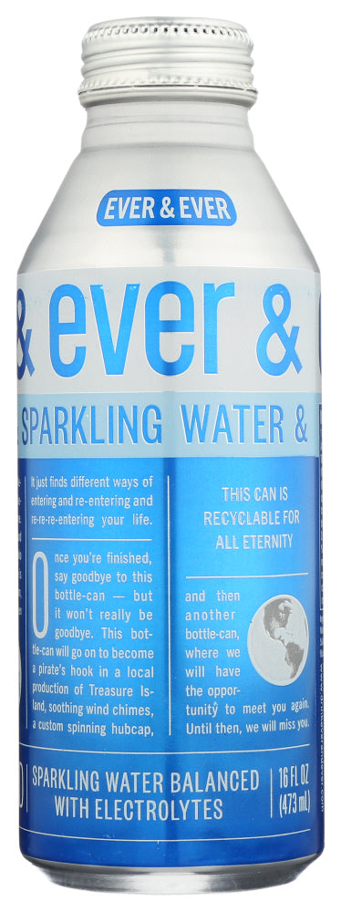 EVER & EVER: Sparkling Water, 16 fl oz