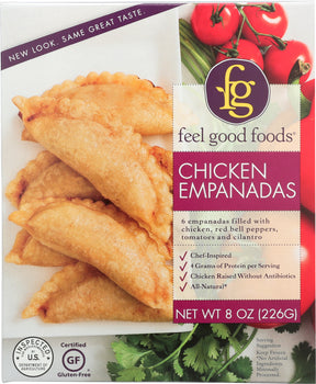 FEEL GOOD FOODS: Chicken Empanadas, 8 oz