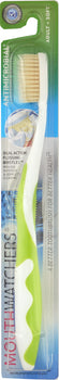 MOUTH WATCHERS: Toothbrush Adult Manual Green, 1 ea