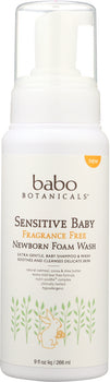 BABO BOTANICALS: Wash Foam Newborn, 9 oz