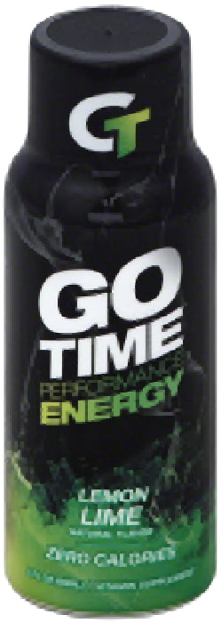 GO TIME PERFORMANCE ENERGY: Energy Shot Lemon Lime, 2 oz