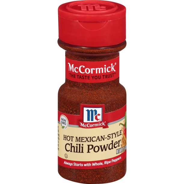 MC CORMICK: Spice Chili Pwdrd Hot Mex, 2.5 oz