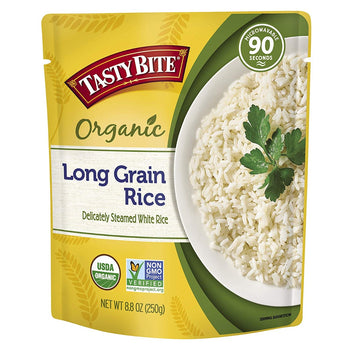 TASTY BITE: Organic Long Grain Rice, 8.8 oz