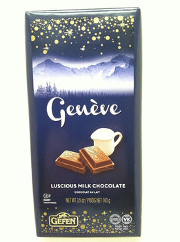 GEFEN: Geneve Luscious Milk Chocolate Bar, 3.5 oz