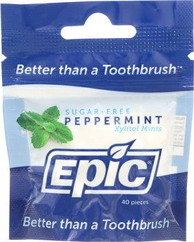 EPIC DENTAL: Mint Peppermint Xylitol, 40 pc