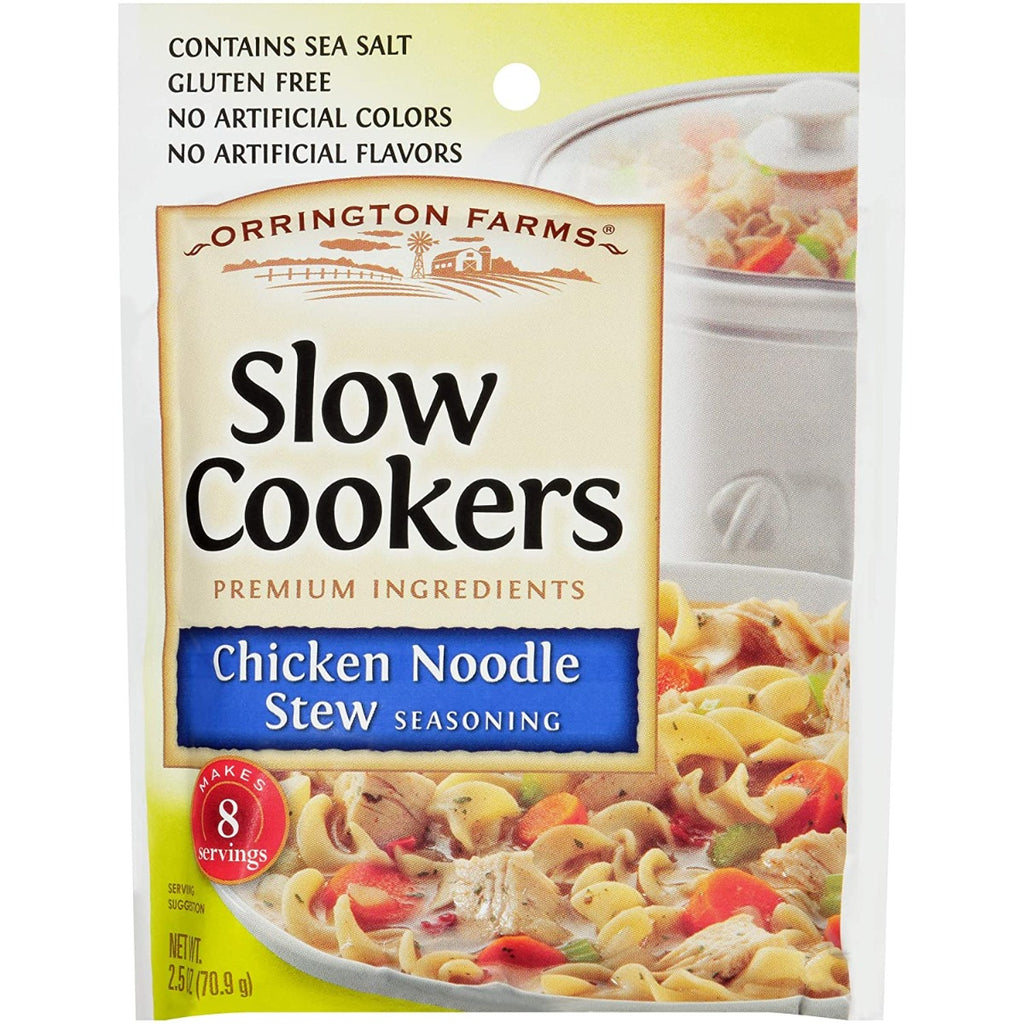 ORRINGTON FARMS: Ssnng Slwcookr Chkn Ndle Soup, 2.5 oz