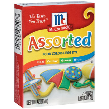 MC CORMICK: Coloring Food Assorted, 1 oz