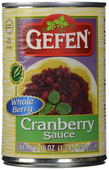 GEFEN: Cranberry Sauce Whole, 16 oz