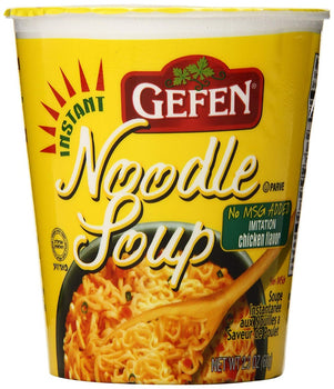 GEFEN: No MSG Chicken Noodle Soup Cup, 2.3 oz