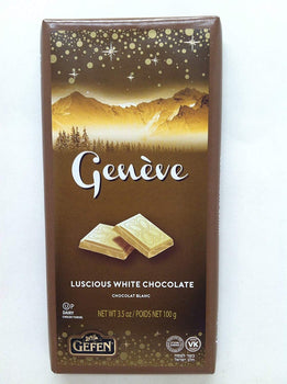 GEFEN: Geneve Luscious White Chocolate Bar, 3.5 oz