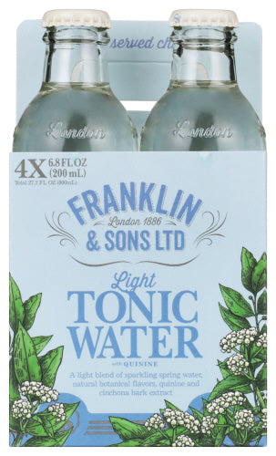 FRANKLIN & SONS: Water Tonic Light 4Pk, 800 ml