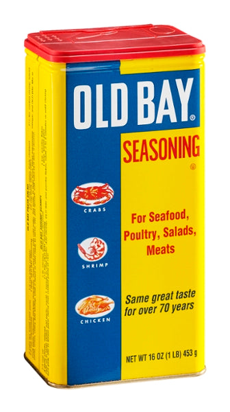 OLD BAY: Seasoning For Seafoods Poultry Salads Meats, 16 oz