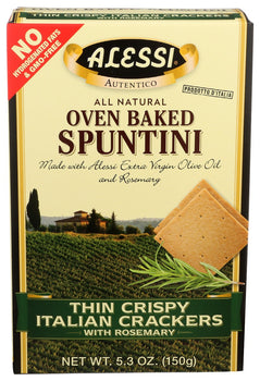 ALESSI: Spuntini Italian Rosemary Crackers, 5.3 oz