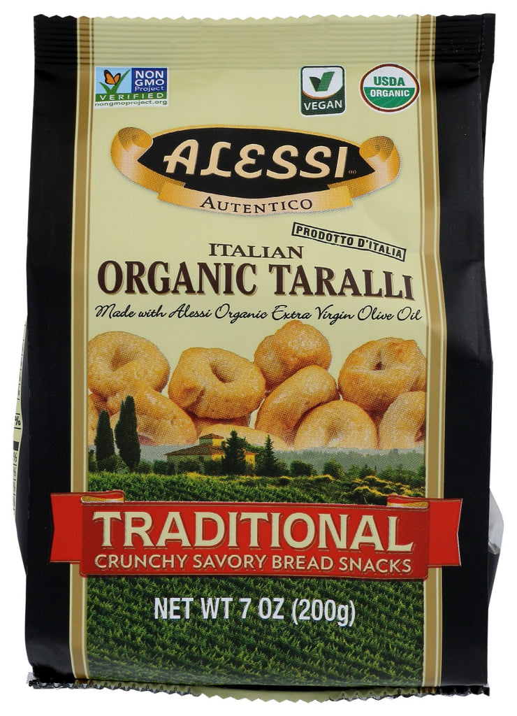 ALESSI: Italian Organic Taralli Traditional, 7 oz