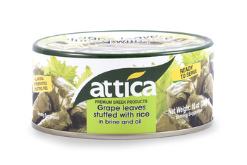ATTICA: Grape Leaves Stuffed With Rice, 10 oz