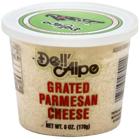 DELL ALPE: Grated Parmesan Cheese, 6 oz