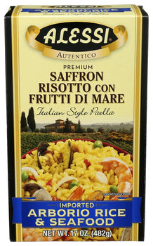 ALESSI: Saffron Risotto Con Frutti Di Mare, 17 oz