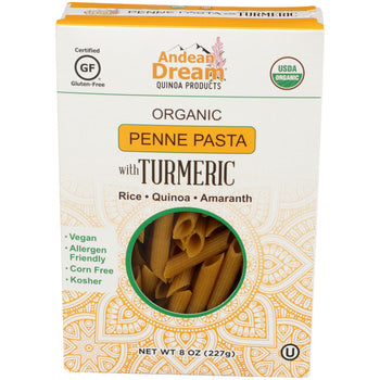 ANDEAN DREAM: Organic Pasta With Turmeric, 8 oz