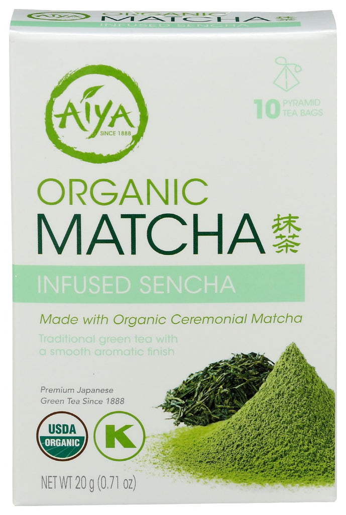 AIYA: Infused Sencha Organic Matcha, 1 ea