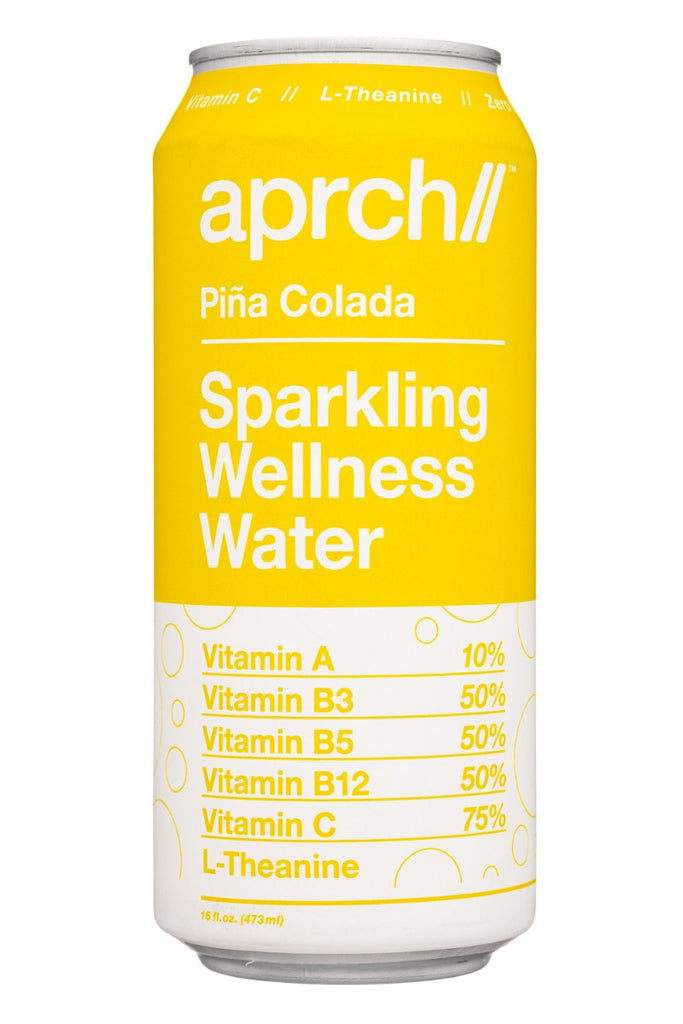 APRCH: Pina Colada Sparkling Wellness Water, 16 fo